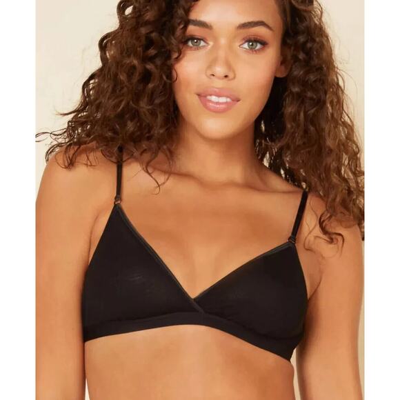 Cosabella Women's Size Small Soire Confidence Wirefree Bralette SOIRC1301 Black - Picture 1 of 9